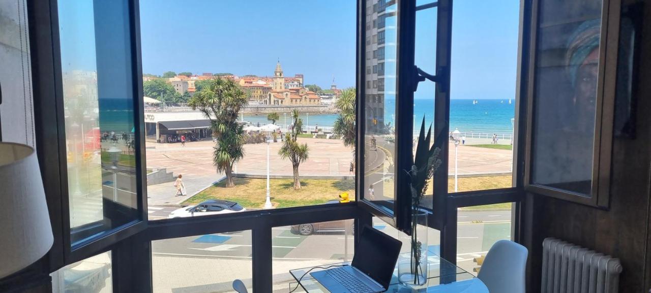 Apartamento La Escalerona Con Vistas Al Mar Διαμέρισμα Χιχόν Εξωτερικό φωτογραφία